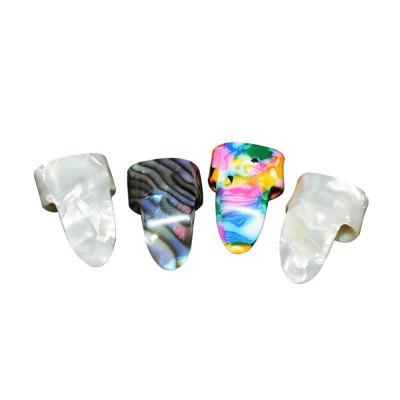 3只装电木吉他指套拨片民谣尤克里里扫弦指环护指初学拇指食指防痛指套