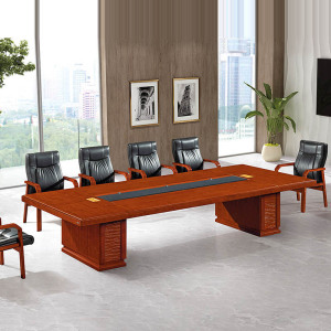 慧采云 办公家具油漆会议桌办公桌长条桌接待会议桌洽谈培训桌3.6m
