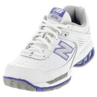 新百伦(New Balance)NewBalance女士经典网球鞋白色全粒面皮革稳
