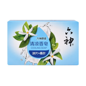 六神清凉香皂108g绿茶甘草洁面滋润清爽除菌沐浴肥皂洗脸皂