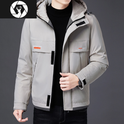 HongZun棉衣男士外套冬季2020新款韩版潮流加厚秋冬款工装棉袄子羽绒棉服棉衣