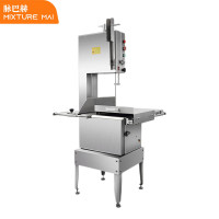 脉巴赫 锯骨机商用切骨头机碎骨机剁骨头机切肉机电动 冻肉鸡架切割机全不锈钢MBH-HR300A
