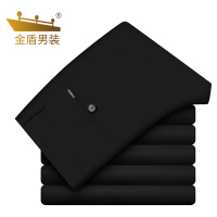 金盾(KIN DON)冬季厚款休闲裤男秋冬百搭修身直筒潮流宽松男士长裤子