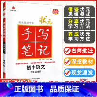 语文 初中通用 [正版]九科任选衡水重点中学状元手写笔记初中物理数学语文英语化学政治历史地理生物全套辅导书七九八年级中考