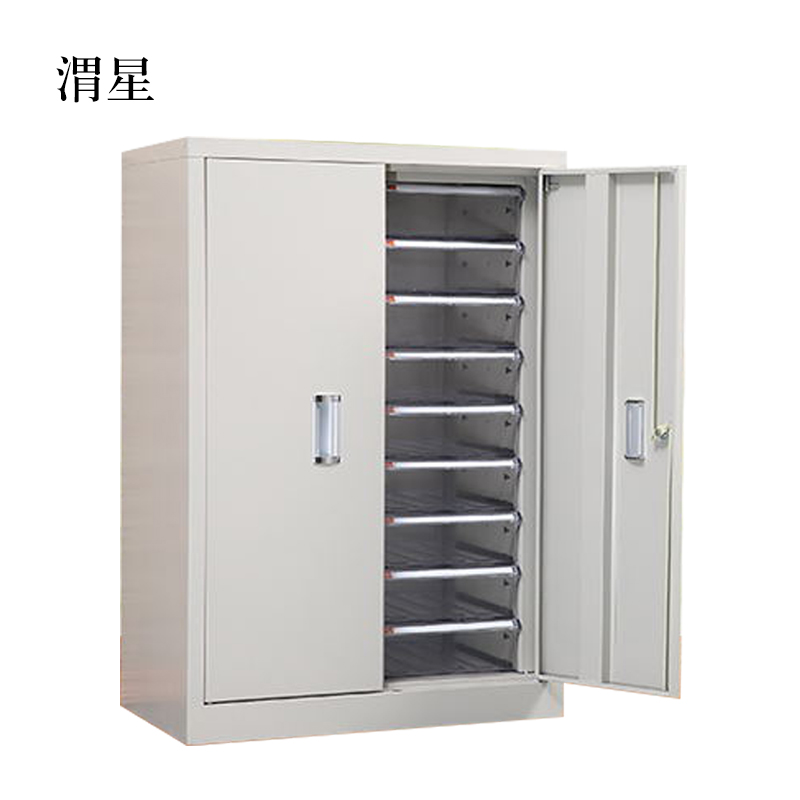 渭星文件柜抽屉式票据多层分类箱档案柜合同资料架烘焙收纳样品柜带门18抽柜