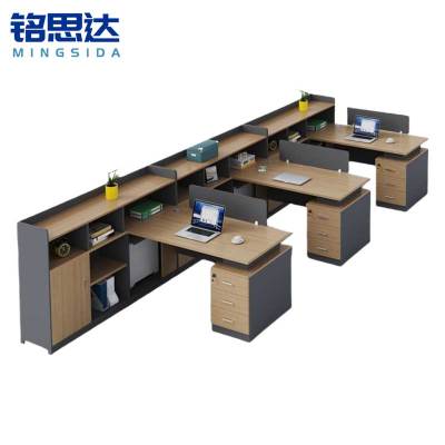 铭思达屏风工位三人含柜套