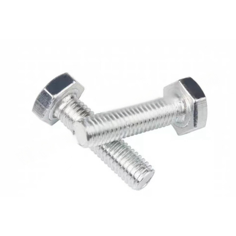 JIBIN/继彬 GB30 外六角螺栓 碳钢 4.8级 镀锌 全牙 M10×16 个