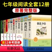 七年级上下册必读12册 完整版 [正版]七年级上册下册课外书全套十二本西游记朝花夕拾鲁迅原著和骆驼祥子海底两万里必读书初