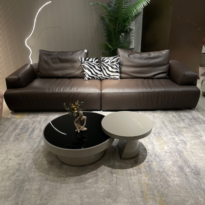 [森拉堡沙发]客厅家用高端意式轻奢全皮真皮沙发简约极简头层