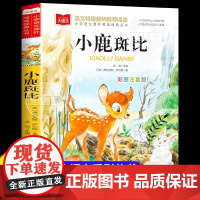小鹿斑比彩图注音版大语文--小学语文课外阅读经典丛书 低年级小学生课外书一二年级睡前故事书儿童文学名著6-7-8周岁老师