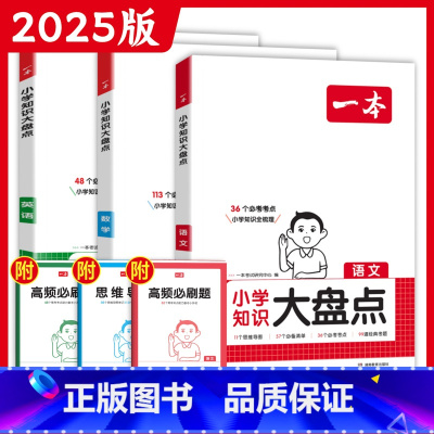 [小升初]语数英知识大盘点(3本) 小学升初中 [正版]2025小升初总复习小学语文毕业升学阅读训练100篇一二三四五六
