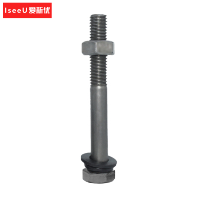 爱新优 外六角螺栓( 含螺母平垫弹垫)M16*180mm 含1平垫1弹垫1螺母(套)