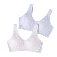 少女内衣学生高中防下垂定型文胸防震防走光运动聚拢美背抹胸纯棉
