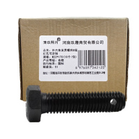 清玖熙月 外六角发黑螺丝8级 打孔可定制 M22*170(10个/包) 包