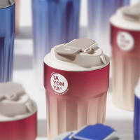 多样屋(TAYOHYA) TA31-0078BP 400ml 多样屋焕新系列 双饮咖啡杯(小)(计价单位:个)