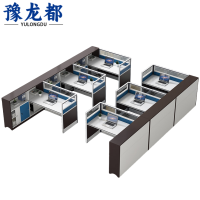 豫龙都 职员桌六人位 张