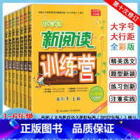 新阅读训练营 小学六年级 [正版]2023新版小学生新阅读训练营阅读理解专项训练书1一2二3三4四5五6六年级升学总复习