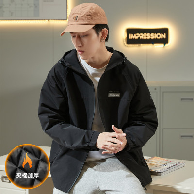 [1折价76.9元,叠加优惠券]棉衣男冬季外套冬棉服男时尚连帽小标棉服棉衣外套男男士棉服外套