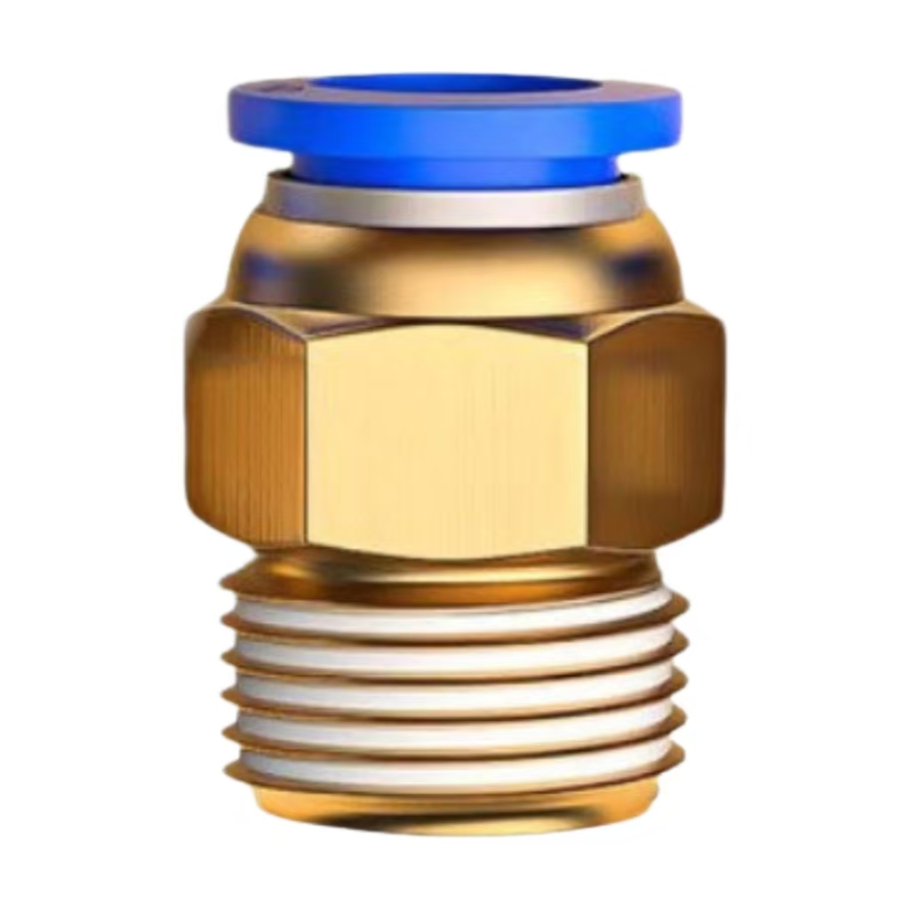 中锦科技 PC气管快速接头 接管口径4mm 螺纹3/8[3分] 个