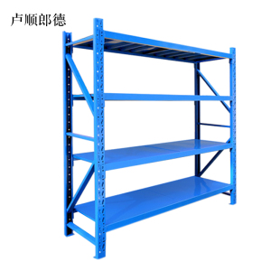 卢顺郎德承重500kg货架置物架钢制货架主架长150宽50高*200CM