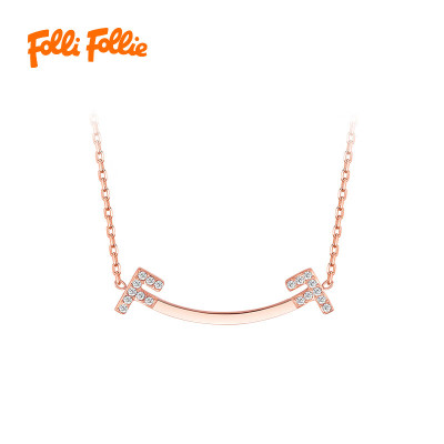 FOLLI FOLLIE 轻奢时尚微笑项链(3N20T023RC)