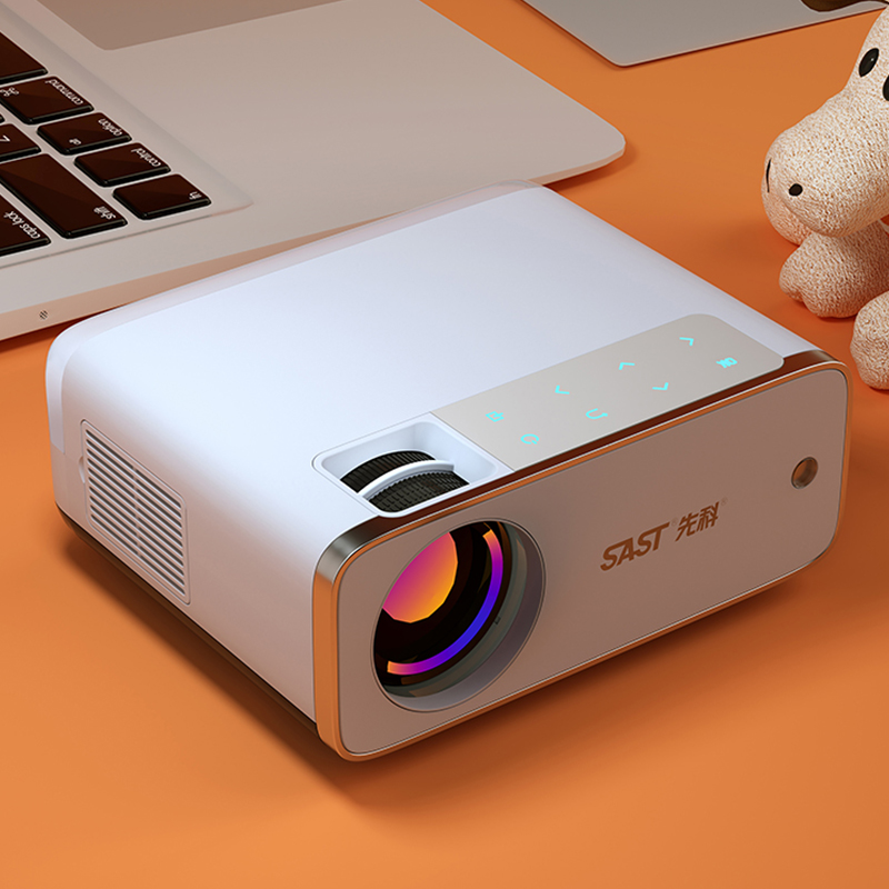 先科新款4k超高清投影仪家用短焦1080p无线wifi卧室宿舍便携投墙家庭