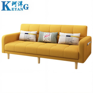 珂洋 折叠沙发床 黄色 张