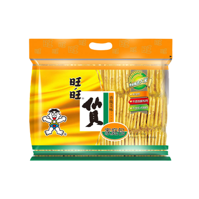 旺旺仙贝400g休闲零食饼干膨化食品儿童小吃大礼包整箱下午茶散装原味400g