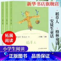 三年级上册 [全3册] [正版]人教版 快乐读书吧三年级上册 稻草人 安徒生童话 格林童话 小学3年级上册课外拓展阅读