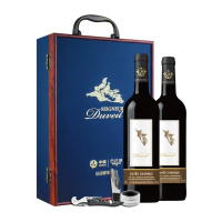 中粮名庄荟法国干红葡萄酒督维庄园珍藏750ml*2支 礼盒装