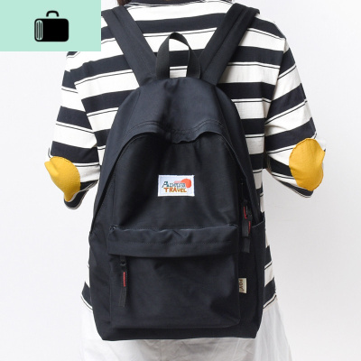 双肩包女2020年新款韩版高中大学生ins风简约男背包女百搭书包NEW LAKE