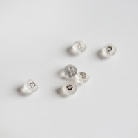 S925纯银耳堵塑胶半圆耳钉塞 耳帽耳托耳扣DIY耐用配件男女送女朋友老婆情人节七夕生日礼物