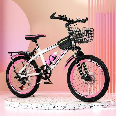 新款山地自行车男孩女孩中小学生儿童单车山地车变速灵敏减震双碟