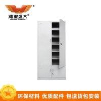 鸿业盛大简约现代办公文件柜850L*390W*1800H环保喷塑储物柜带锁