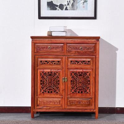 餐边柜实木中式餐厅复古备餐柜酒店茶水柜客厅厨家用储物柜鞋柜