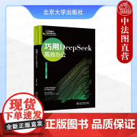 正版 巧用DeepSeek高效办公 刘力铭 北京大学出版社 DeepSeek书籍 ai产品解析应用基础文案写作PPT短视