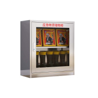 豪利特不锈钢防暴器械装备柜工具柜安保反恐盾牌柜警务室防爆柜304加厚材质800*750*350应急物资柜