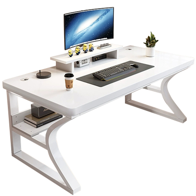 中豫鑫泽ZYXZ5040235 实木电脑桌台式书桌卧室家用办公桌 1.0米白色