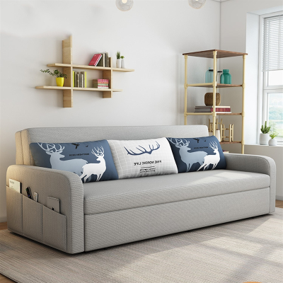  折叠沙发床阿斯卡利两用木客厅小户型多功能沙发床可折叠1.5米1.2单双人