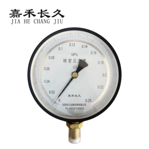 嘉禾长久+精密压力表检测定制型+0.4级+YB150+块