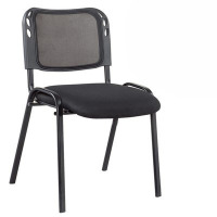 绵冠(MIANGUAN)新闻椅网布会议椅办公椅培训椅可叠放 (4把起拍)