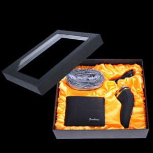 林檎七夕情人节圣诞节送男友 创意实用生日电动剃须刀皮带钱包套装实用男士商务三件套礼盒送女朋友老婆生日礼物送女朋友老婆情人