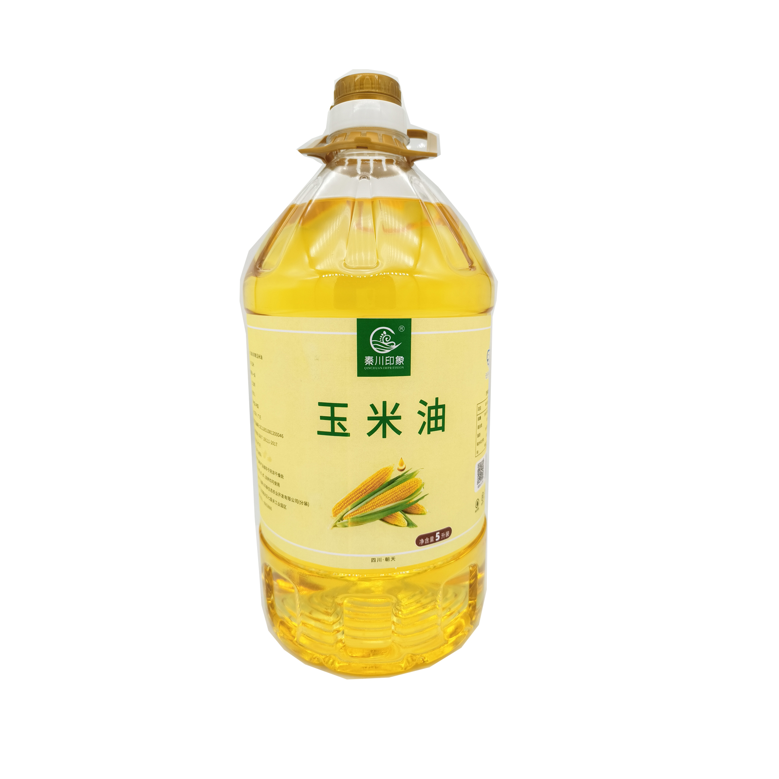 秦川印象玉米油5L/桶