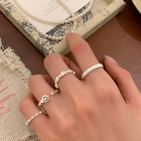 爱心笑脸纯银戒指2025新款时尚个性开口食指戒指环女小众送女朋友老婆情人节七夕生日礼物