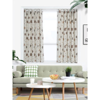 美帮汇窗帘免打孔安装全遮光布遮阳布简易免安装伸缩杆飘窗卧室阳台小帘