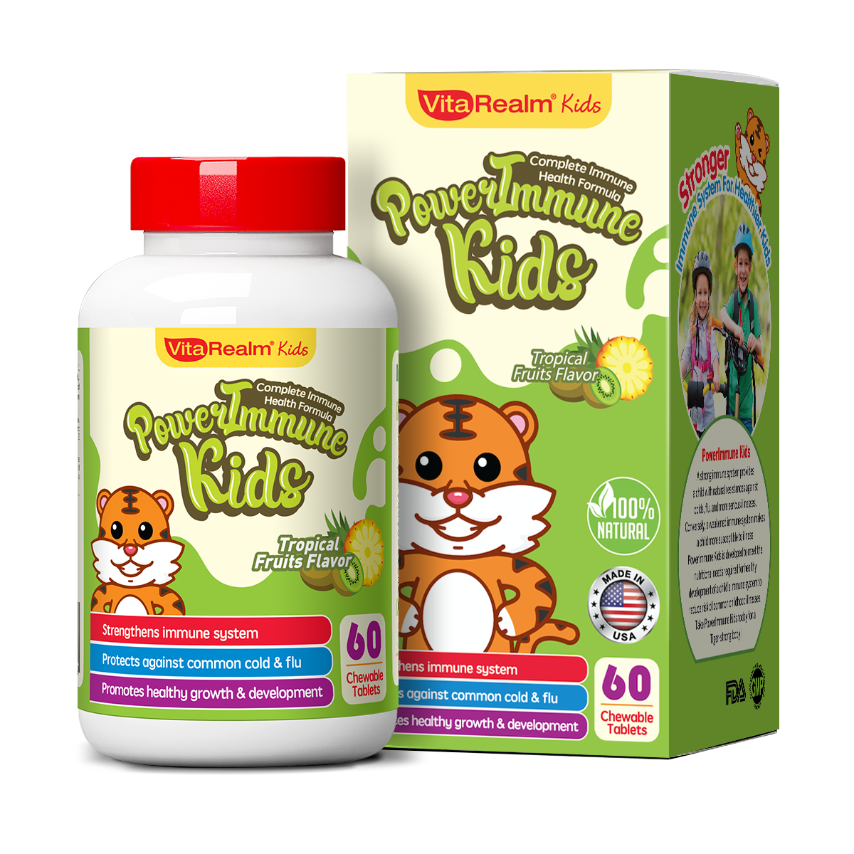 [保税发货]vitarealm美国生产儿童维多宝 复合维生素e