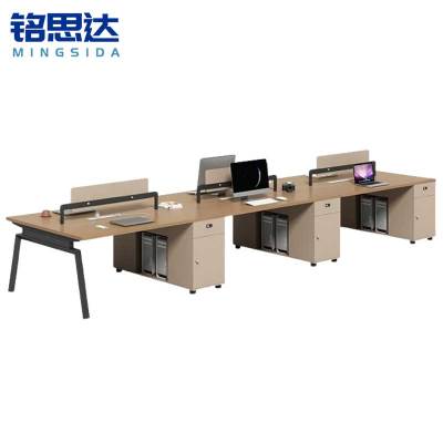 铭思达屏风工位六人位张