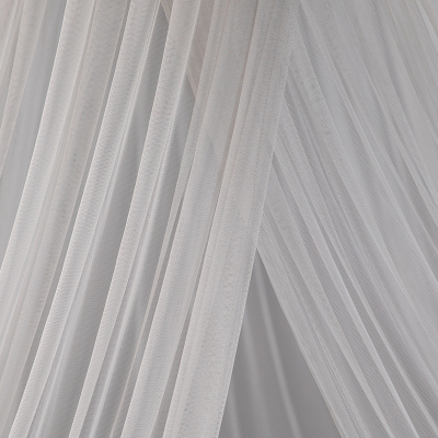 家柏饰(CORATED)吊顶蚊帐圆顶落地床幔吊挂式卧室公主风1.8/2m2.2米床家用