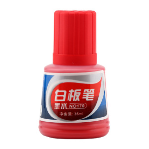 宝克(BAOKE)NO170 白板笔墨水可擦白板笔大头笔补充液 黑蓝红 36ml/瓶 1瓶