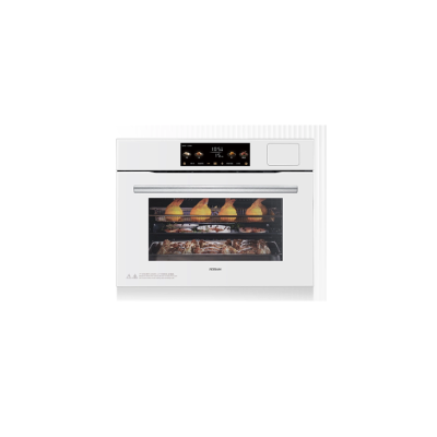 老板(Robam)双探针温湿双控海盐白电烤箱家用嵌入式蒸烤箱一体机55L搪瓷自清洁盐系C90A-G1